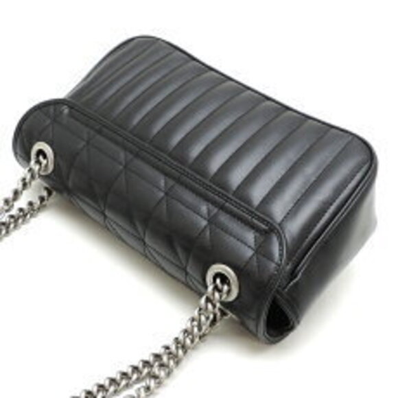 Gucci GG Marmont Chain Shoulder Bag Leather Black - Picture 4 of 9